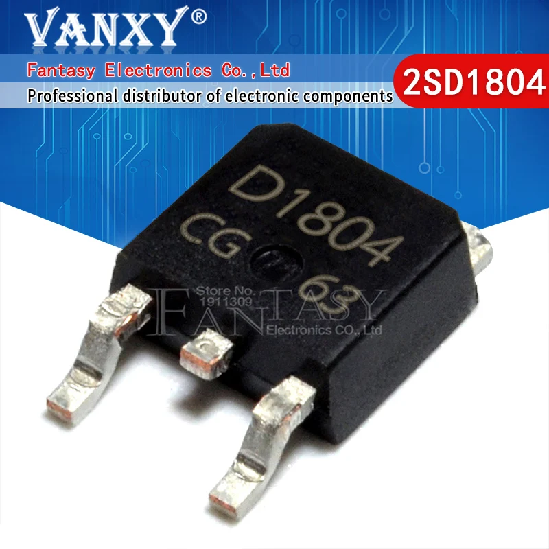 10 шт. 2SD1804 TO-252 D1804 TO252 | Электронные компоненты и принадлежности