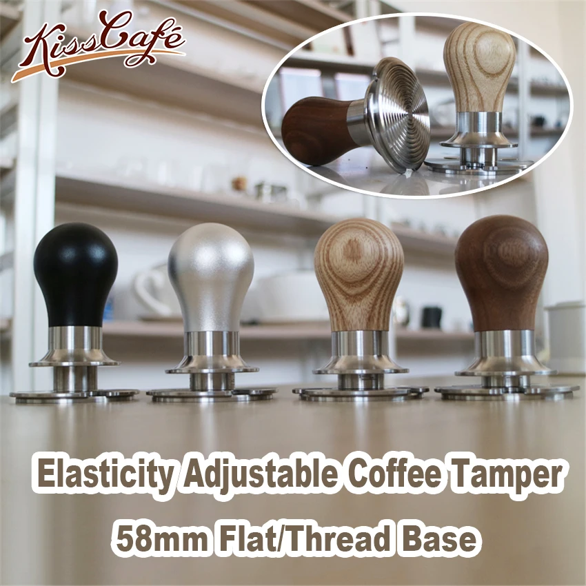 Регулируемый Темпер для кофе с постоянным давлением бариста из нержавеющей