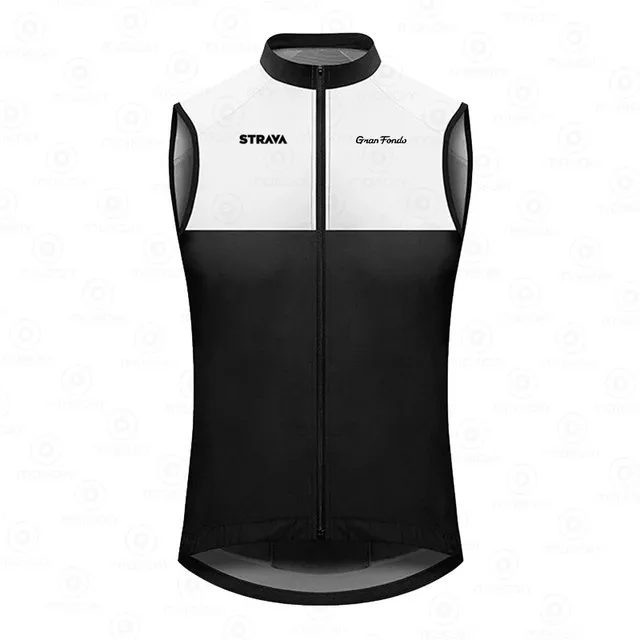 

STRAVA 2021 Summer Sleeveless Cycling Jersey Mountain Bike Cycling Vest Breathable Racing Bicycle Clothing For Men
