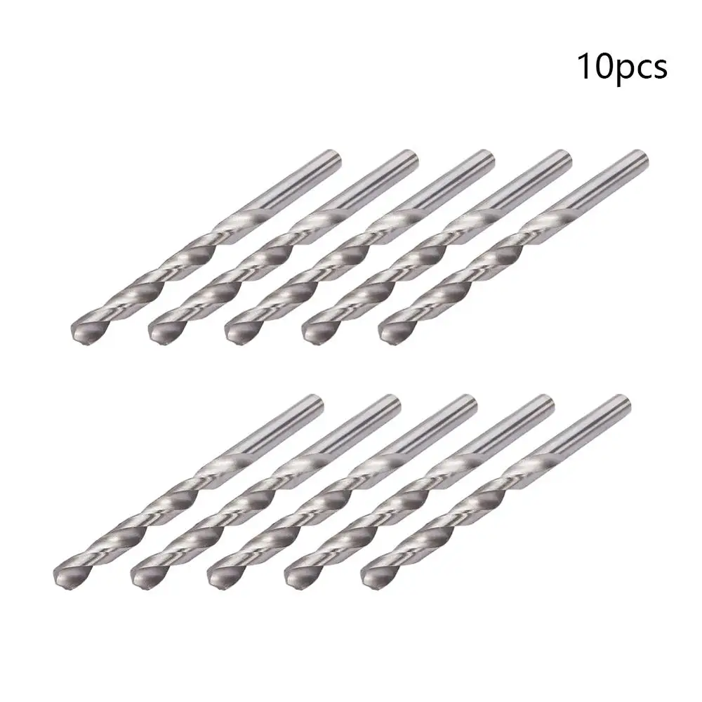 

10pcs 1.6-7mm Diameter HSS-4241 Straight Shank Twist Drill Bit High Speed Steel Twist Drilling Bits Tool For Electric Drills