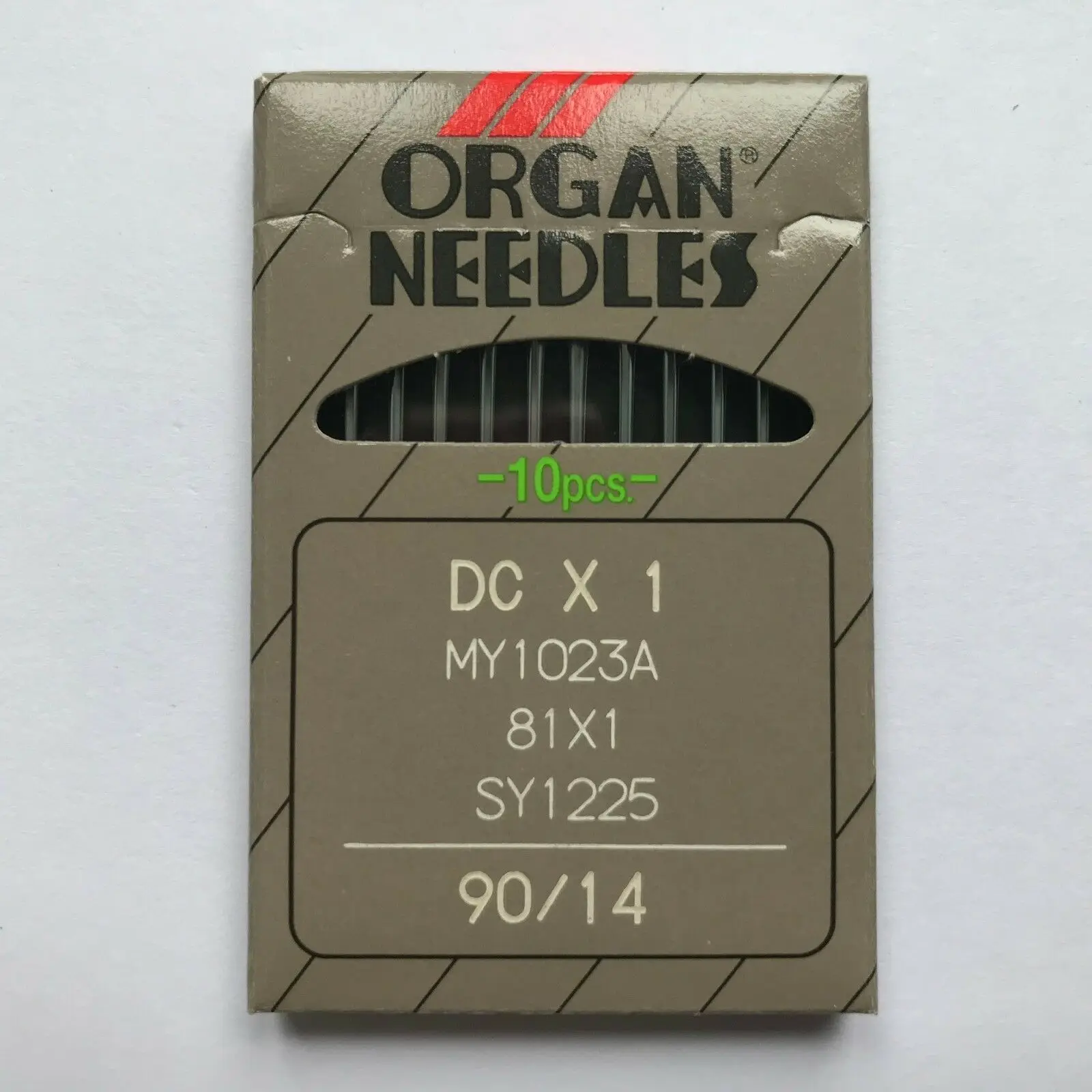 DCX1(90-14) 10 шт./лот высокое качество иглы organ DBX1 DCX1 DPX5 UYX128GAS для промышленные прямострочные швейных машин Singer, juki brother - Цвет: DCX1(90-14)