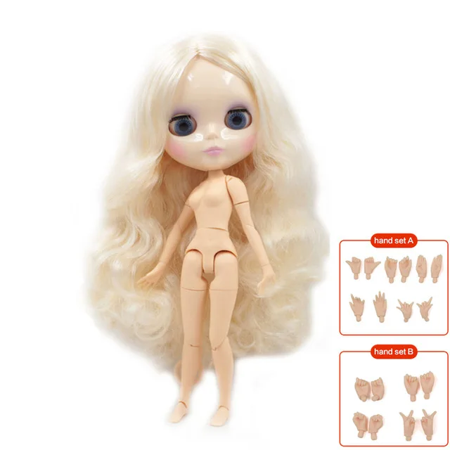 Ледяная фабрика blyth кукла Обнаженная шарнир тело 1/6 BJD 30 см модные куклы игрушки подарок специальная цена на продажу - Цвет: 280BL6025 G
