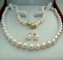 

fashion8-9MM NATURAL WHITE SOUTH SEA PEARL NECKLACE 18 INCH 14K
