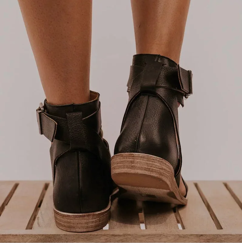 

New Arrival INS Hot Elegant Summer Sandals Female Casual Flat Sandals Women 2020 Low Heel Summer Shoes Woman Sandalias Mujer