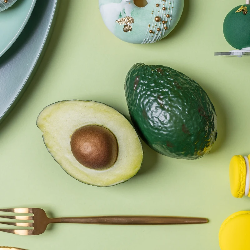 4 шт. имитация фруктов в виде авокадо|Искусственные фрукты| |