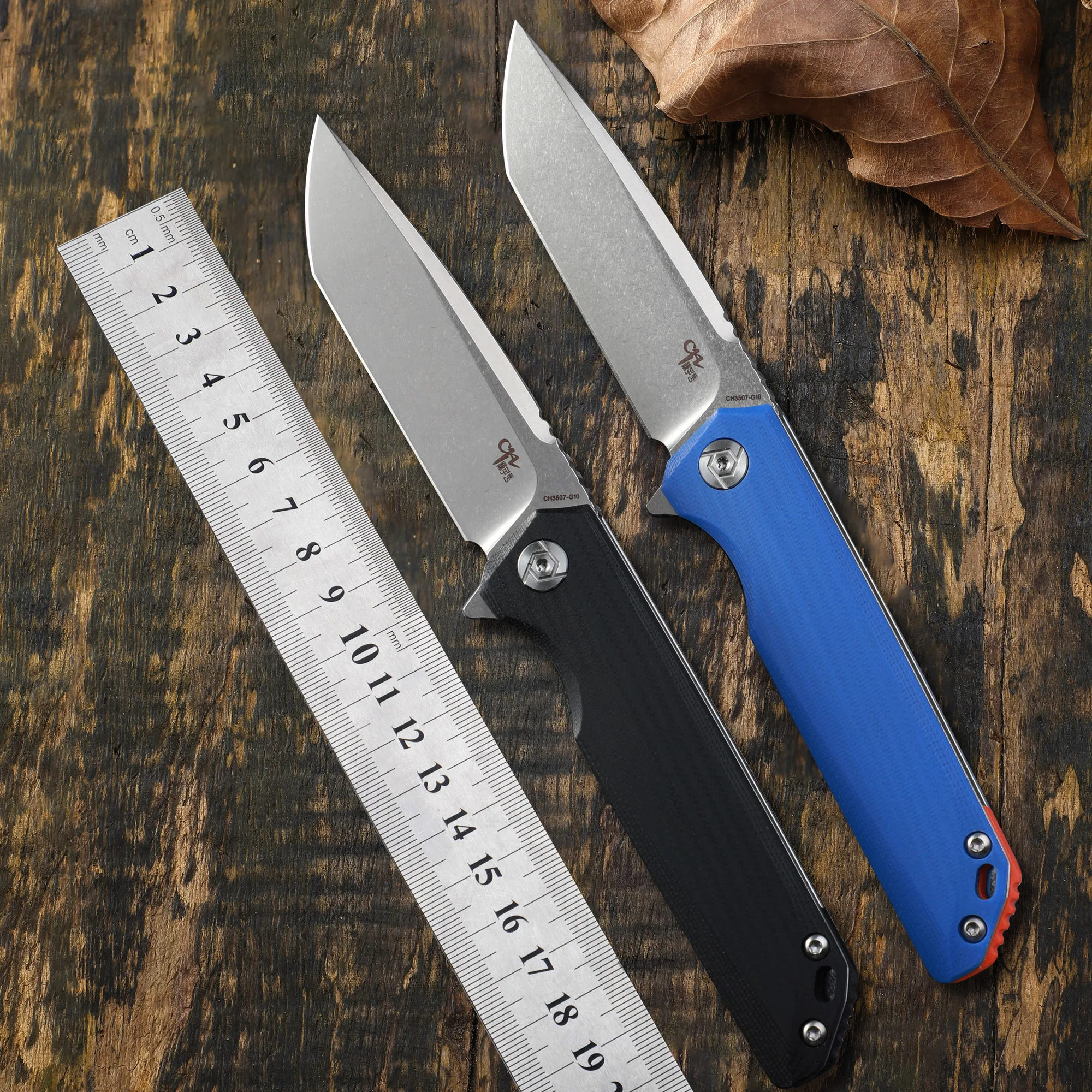 CH оригинальный D2 стальной складной нож G10 Ручка шарикоподшипник tumbling Открытый