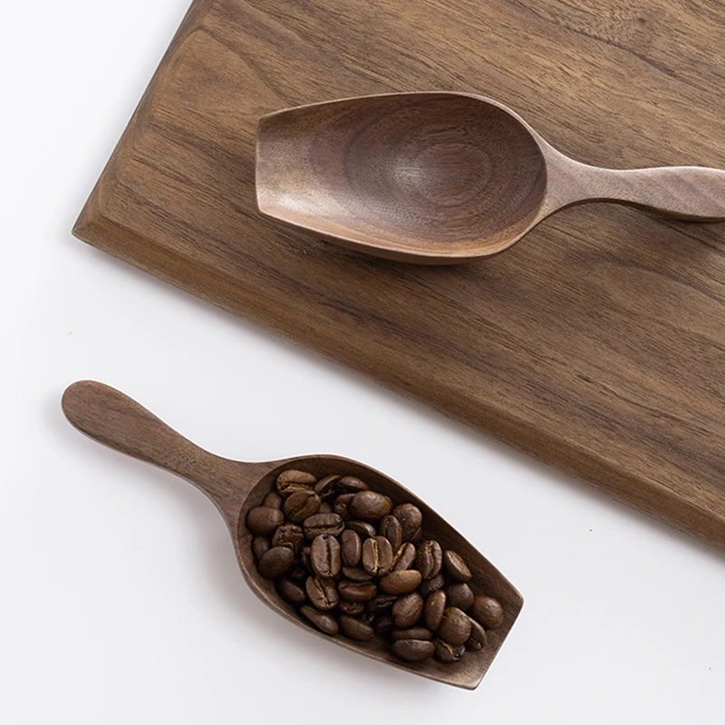 Черный орех кофе в зернах Лопата для риса чая лопатка еды совок муки|Кофейные