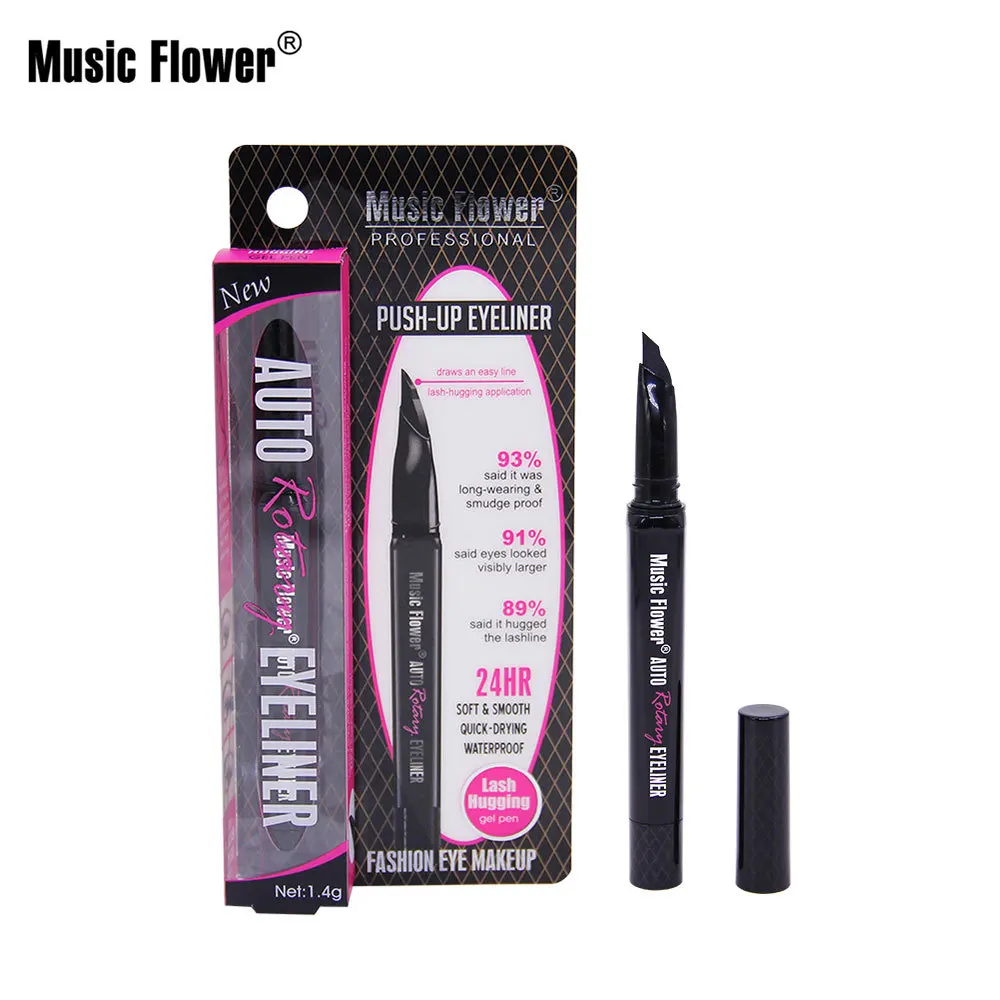 Лидер продаж музыкальная подводка для глаз с цветами стойкая водостойкая не