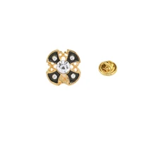 enamel crystal cross collar pins for men shirt crosses brooch pin for men fashion jewelry wholesale 2 pcs