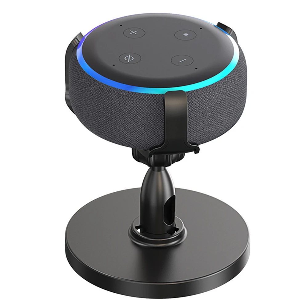

For Amazon Echo Dot 3rd Desktop Stand 360 Adjustable Stand Bracket Mount For Echo Dot 3rd/Outlet Wall Mount Hanger Holder