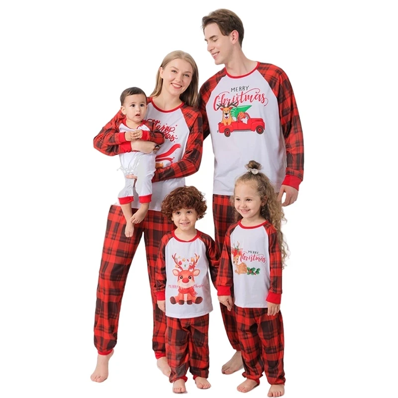 Пижама для матери дочери отца набор сына домашняя одежда мужчин женщин взрослых