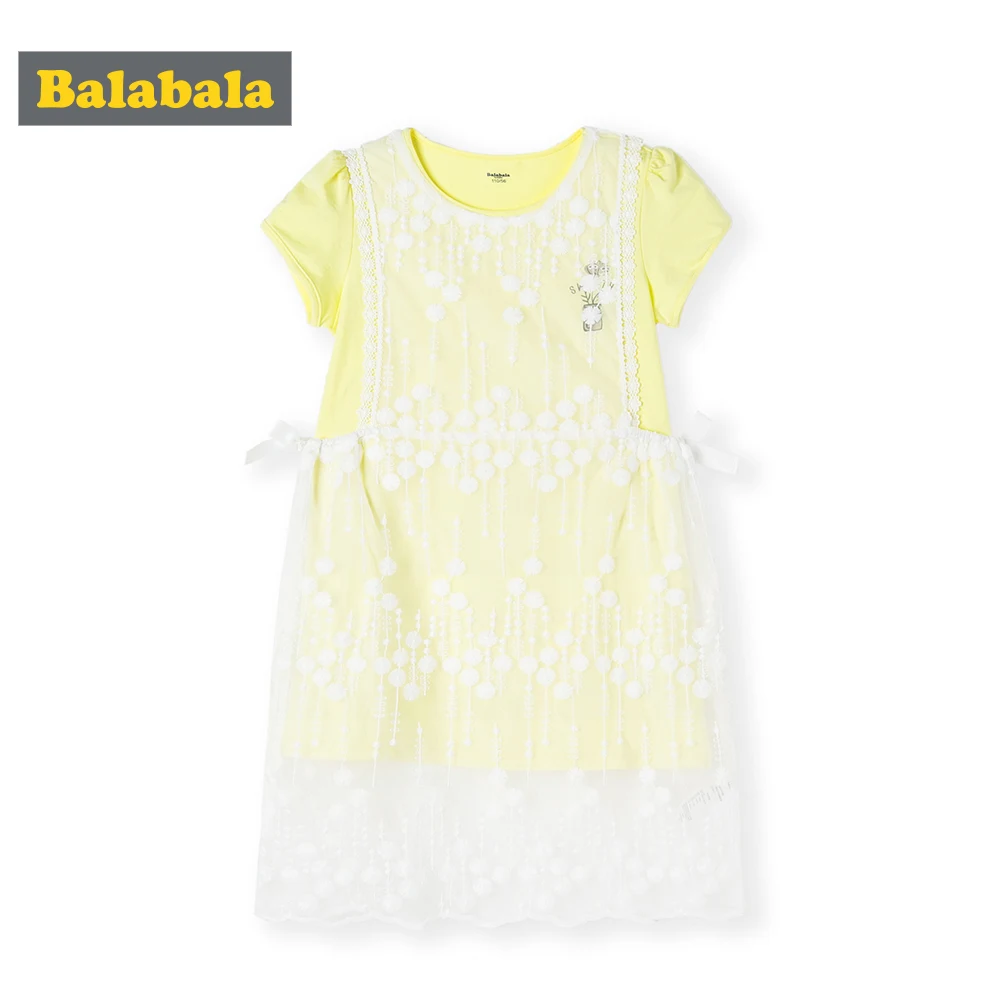BalabalaCotton/комплект одежды для маленьких девочек из 2 предметов на лето новинка 2019