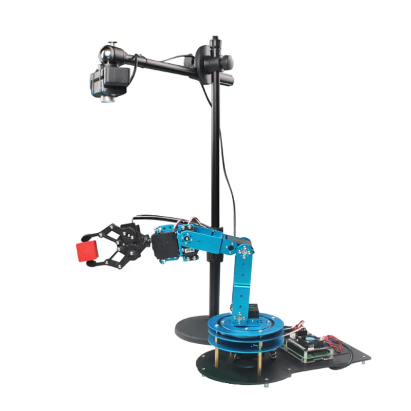 Kaufen 6DOF Robotic Arm Mechanische Arm Mit HD Kamera WiFi Control Für Python Raspberry Pi ArmPi Unfinished