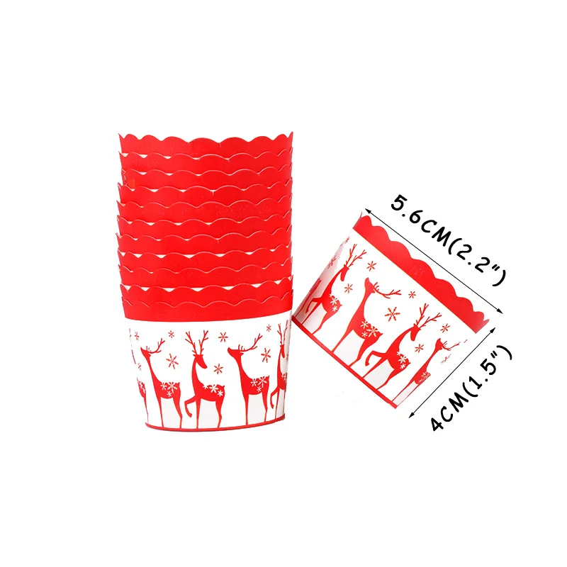 Рождественская наклейка для выпечки с надписью &quotMerry Christmas&quot &quotСанта-Клаус&quot