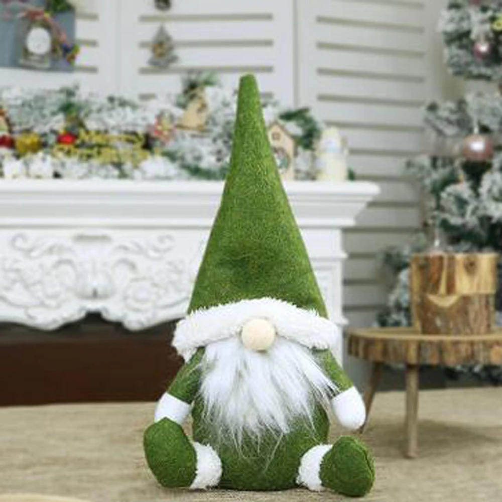 Рождественские игрушки Санта-Клаус без лица украшения для праздника