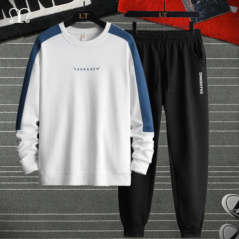 Спортивный костюм мужской из двух предметов брендовая повседневная спортивная