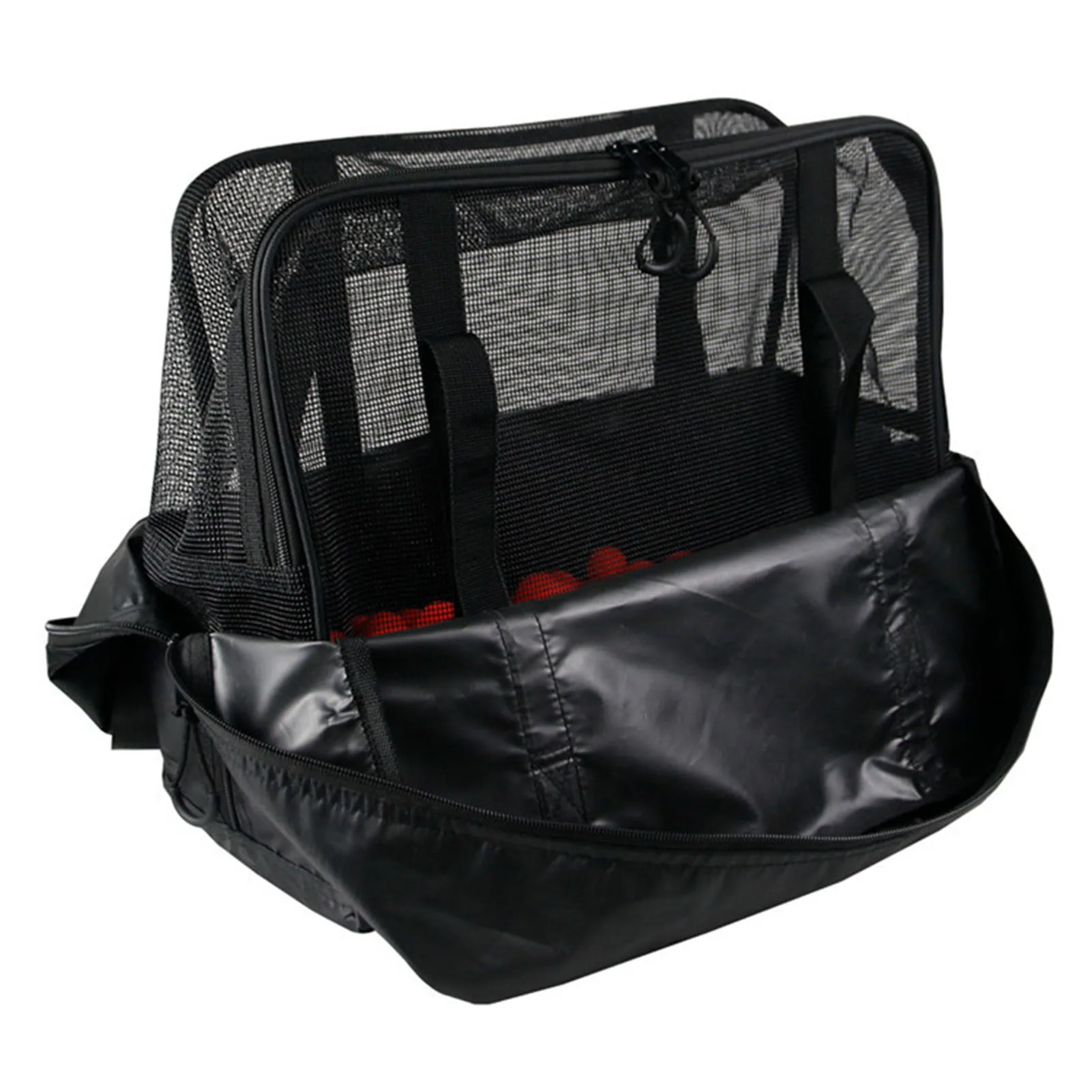 

Сумка для хранения рыболовных снастей, двухслойная Сетчатая Сумка для рыболовных приманок, наживки, сухие сумки из сетки, портативный водонепроницаемый чехол для рыбалки на открытом воздухе