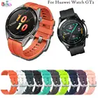Спортивный силиконовый ремешок 22 мм для часов Huawei watch GT 2 46 мм сменный Браслет для умных часов Huawei watch GT 42 мм 46 мм