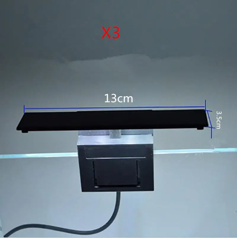 Светодиодный светильник для аквариума X5 ультратонкая лампа растений аквариум