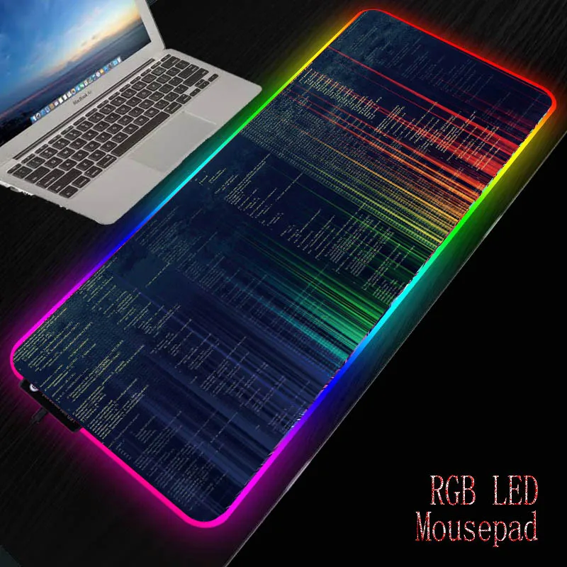 

MRGBEST Fantasy Texture Lines Mouse Pad Gaming Large RGB Computer Mause Pad XXL Mousepad Gamer Mause Desk Mat PC Game Mouse Pad