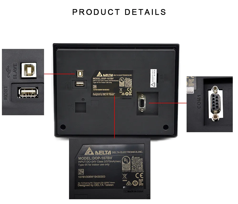 Сенсорный экран Delta HMI планшетофон с интерфейсом Ethernet 7 дюймов | Инструменты