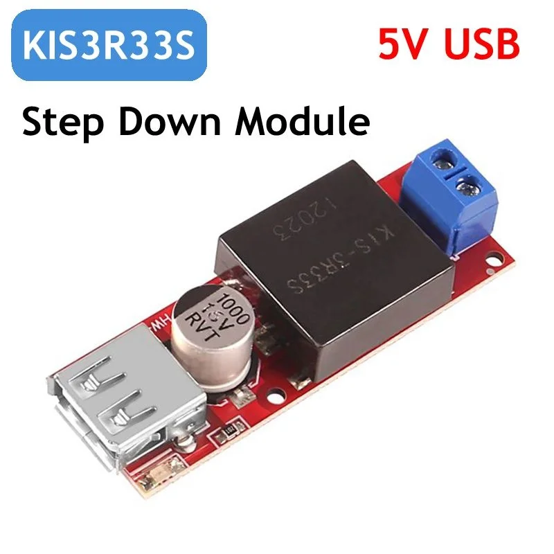 5 в USB-выход преобразователь постоянного тока 7 в-24 В до 3A понижающий модуль KIS3R33S |