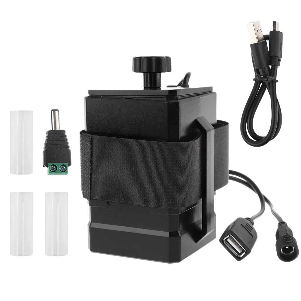 Waterproof DIY 3x 18650 26650 Battery Box Cover DC 12.6V/5V USB Dual Output Mobile Power Supply for LED Light Cellphone WiFi |