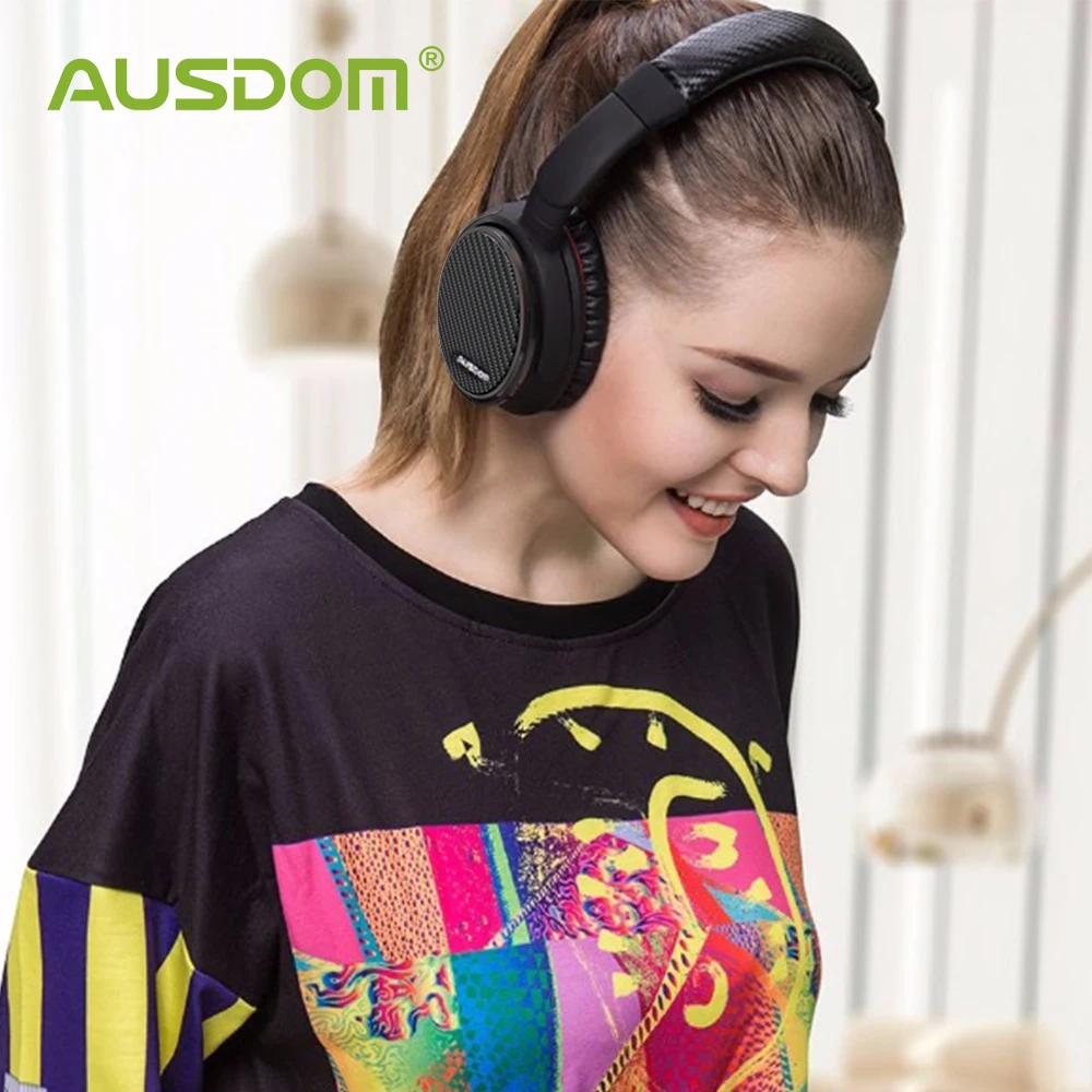 Ausdom ANC7S углеродное волокно активное шумоподавление беспроводные наушники Bluetooth