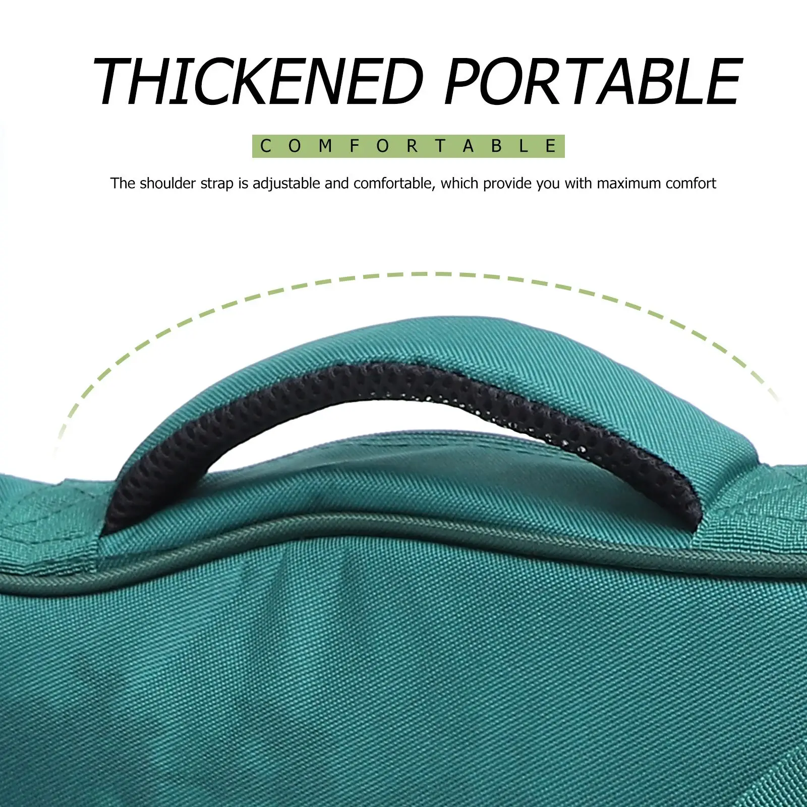 Чехол для гавайской гитары 26/27 дюйма с мягкой подкладкой карманы на молнии