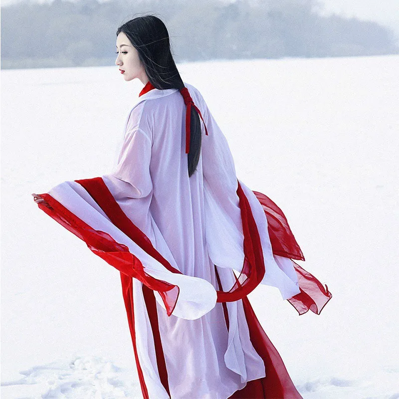 Горячая Распродажа костюм Hanfu Женский Зимний новый с гравировкой рубашка