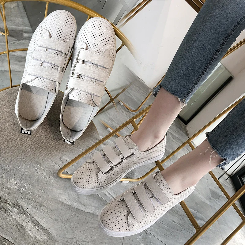 Женские кроссовки из ПУ кожи на высокой платформе | Обувь