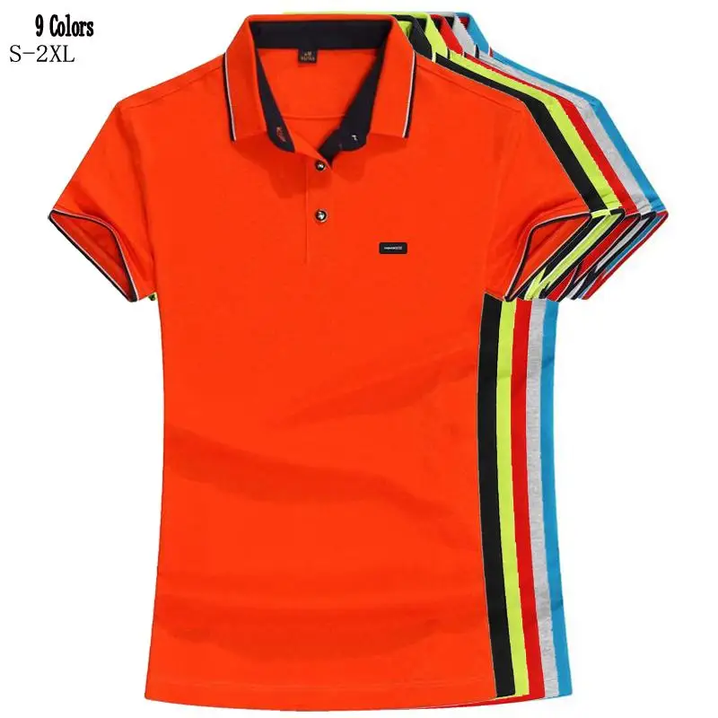 Мода 2020 лето новый стиль женские рубашки поло с коротким рукавом классические