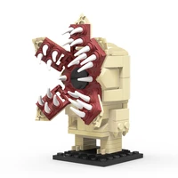 moc monster series demogorgon brickheadzss building blocks kit cartoon character idea stranger thingals toys for children