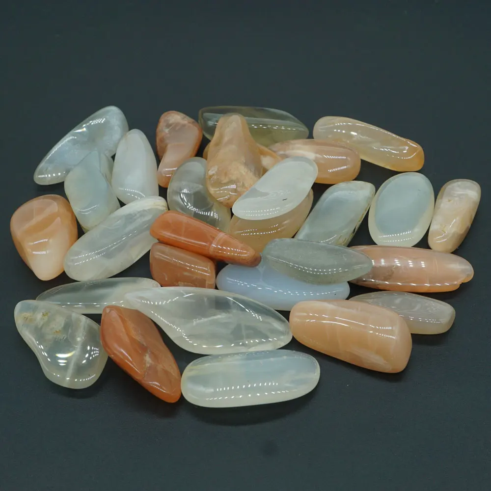 200 г натуральный драгоценный камень Лунный Камень Кристалл оптом опущенный