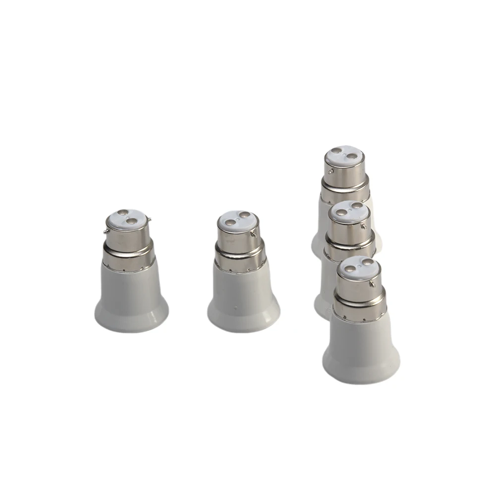 

Converter Durable Anti-burning B22 To E27 Led Base Lamp Holder Screw Socket Light Bulb Adapter