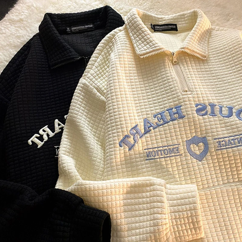 

Женская Повседневная винтажная Толстовка-поло с надписью Love и вышивкой, большие размеры