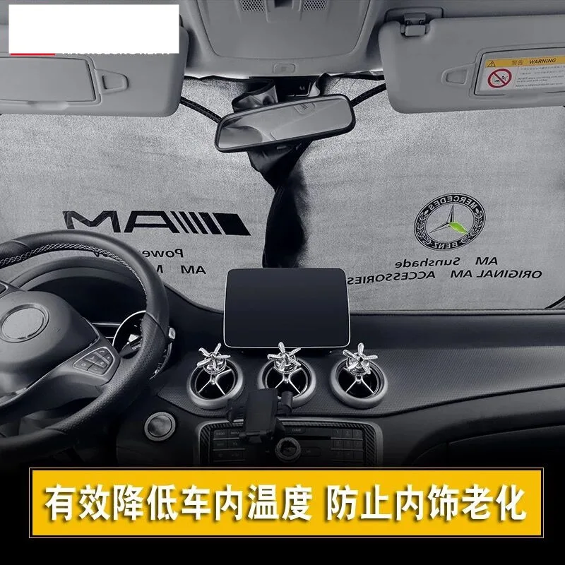 1 шт. лобовое стекло автомобиля солнцезащитный козырек для Mercedes benz AMG w204 w203 w212 w211