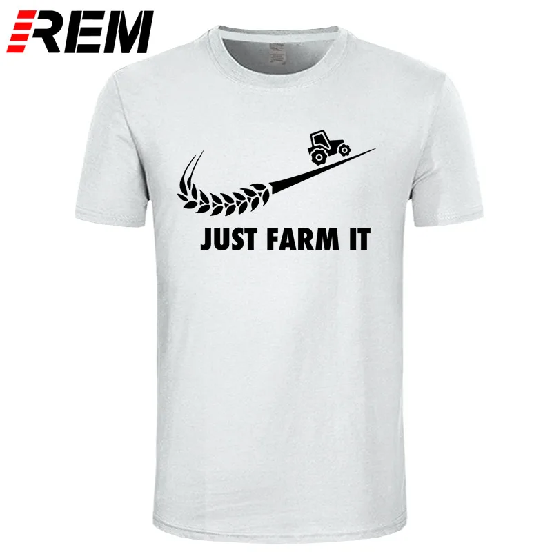 Модная футболка Just Farm It, мужские хлопковые фермерские футболки с круглым вырезом и короткими рукавами, Мужская футболка для сельского хозяйства, топы