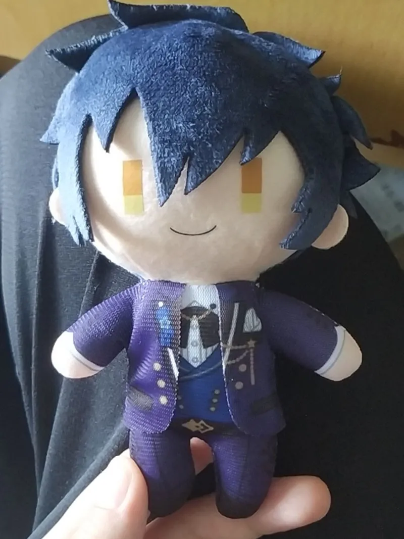 Relleno Es Idol de peluche colgante, juguetes Ensemble de estrellas Ogami Koga Amagi Rinne Himeru Tomoe Hiyori, mu&ntilde;ecas coleccionables, bolsa, anillo, juguete de regalo-1