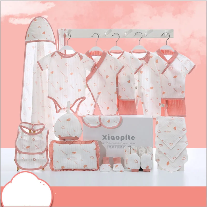 

2021 летний костюм для новорожденного ребенка из чистого хлопка Удобная дышащая мягкая детская одежда с мультяшным принтом без коробки XB196