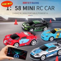 158 mini rc racing carmobile phone bluetooth app control driftting 2 4ghz high speed race portable powerful motor driving toy