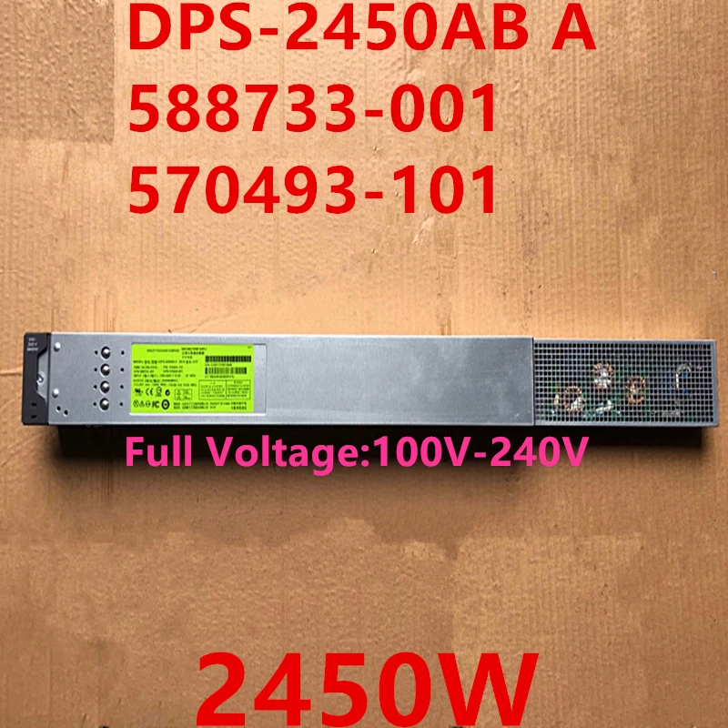 

Almost New Original PSU For HP C7000 2450W Switching Power Supply DPS-2450AB A HSTNS-PD16 588733-001 570493-101