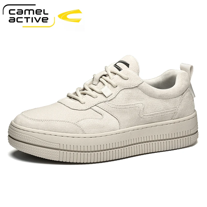 

Camel Active Genuine Leather Men's Shoes Casual Comfortable Footwear England Trend Autumn Lace-up Vintage Elegant Shoes