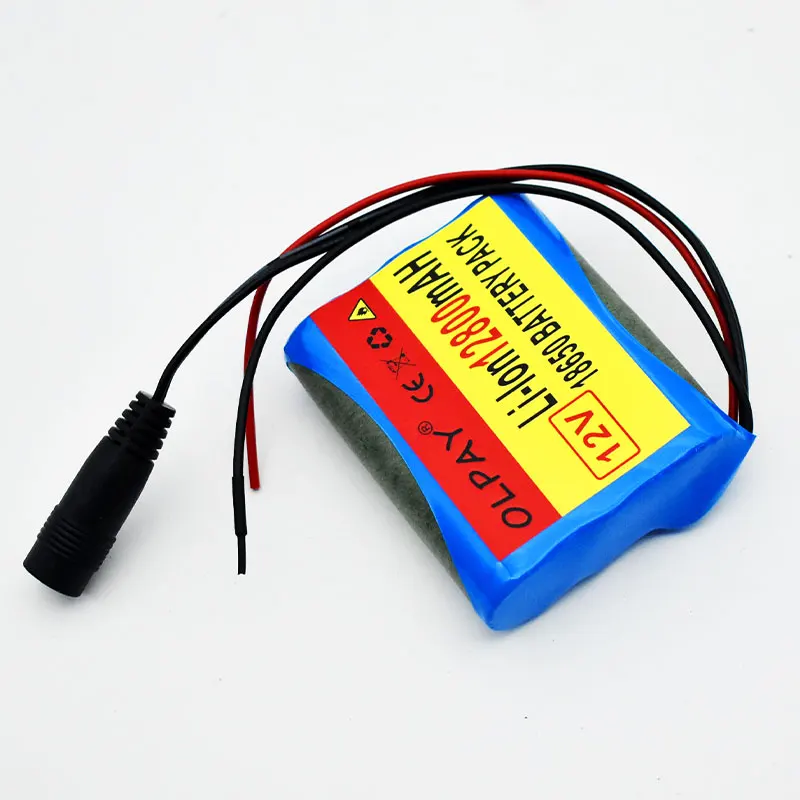100%high capacity 3s1p 12v12.8Ah battery pack 12V 12800mAh 18650 lithium ion DC12V super rechargeable with BMS + charger | Электроника