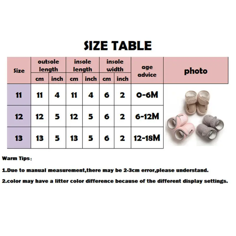 2019 Осенняя Новая модная зимняя теплая обувь для мальчиков и девочек 0-18 м сапоги