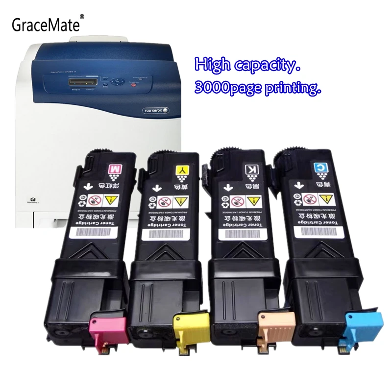Color Toner Cartridge Compatible for Xerox Phaser 6125 6125n Laser Printer for Xerox 106R01338 106R01337 106R01336 106R01335