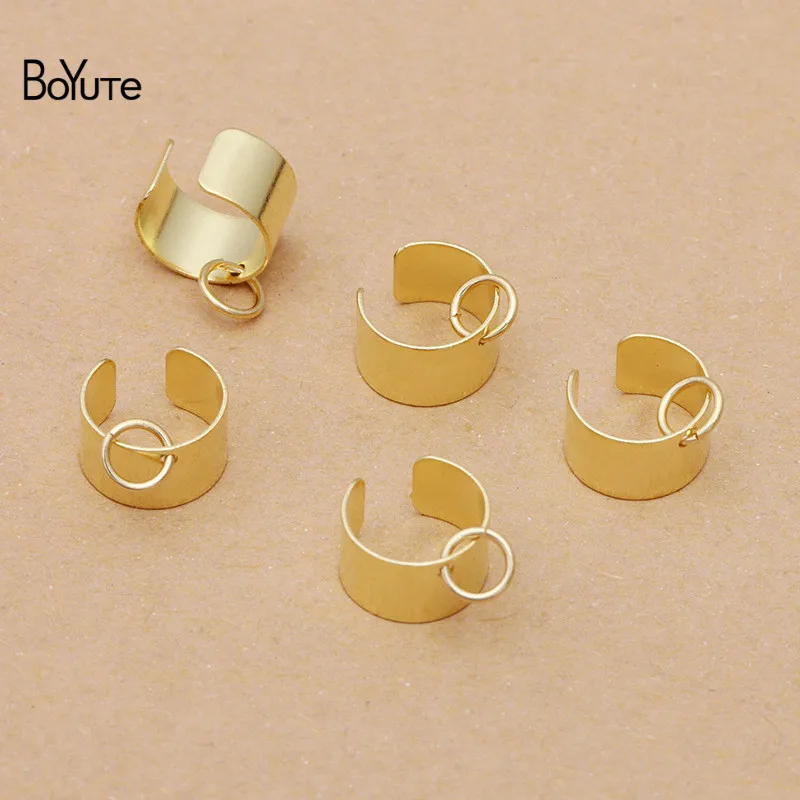 Простые Модные серьги каффы BoYuTe (100 шт./лот) ювелирные изделия античная бронза
