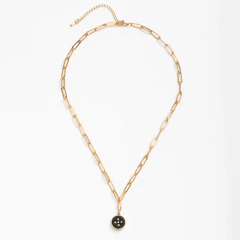 Fever &amp Free колье из золотистого сплава для женщин изысканный темперамент личность