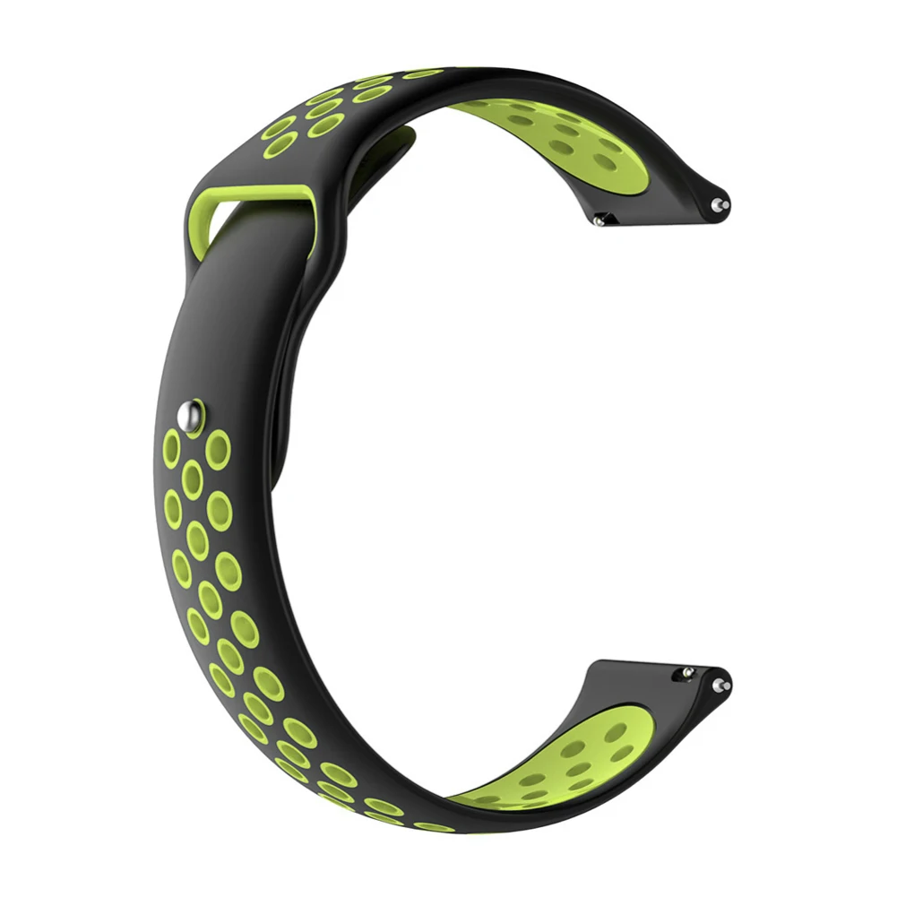 black green Для Garmin VIVOMOVE HR/Vivoactive 3 сменный силиконовый спортивный ремешок UK - Цвет: black green
