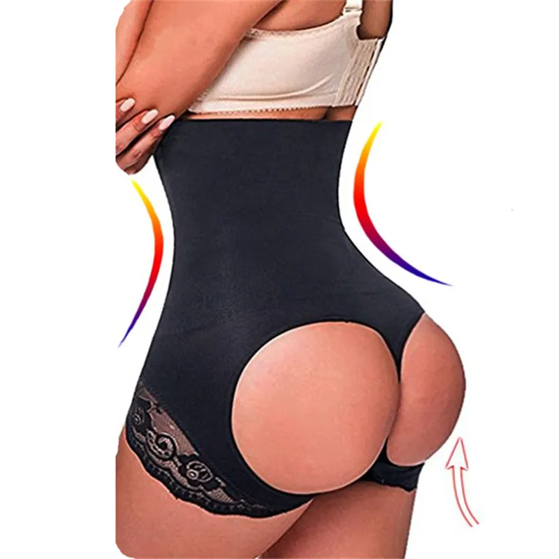 

Plus Size Waist Trainer Body Shaper Hollow Out Tummy High Waist Butt Lifter Women Firm Shorts Shapewear Large Size 4XL 3XXL